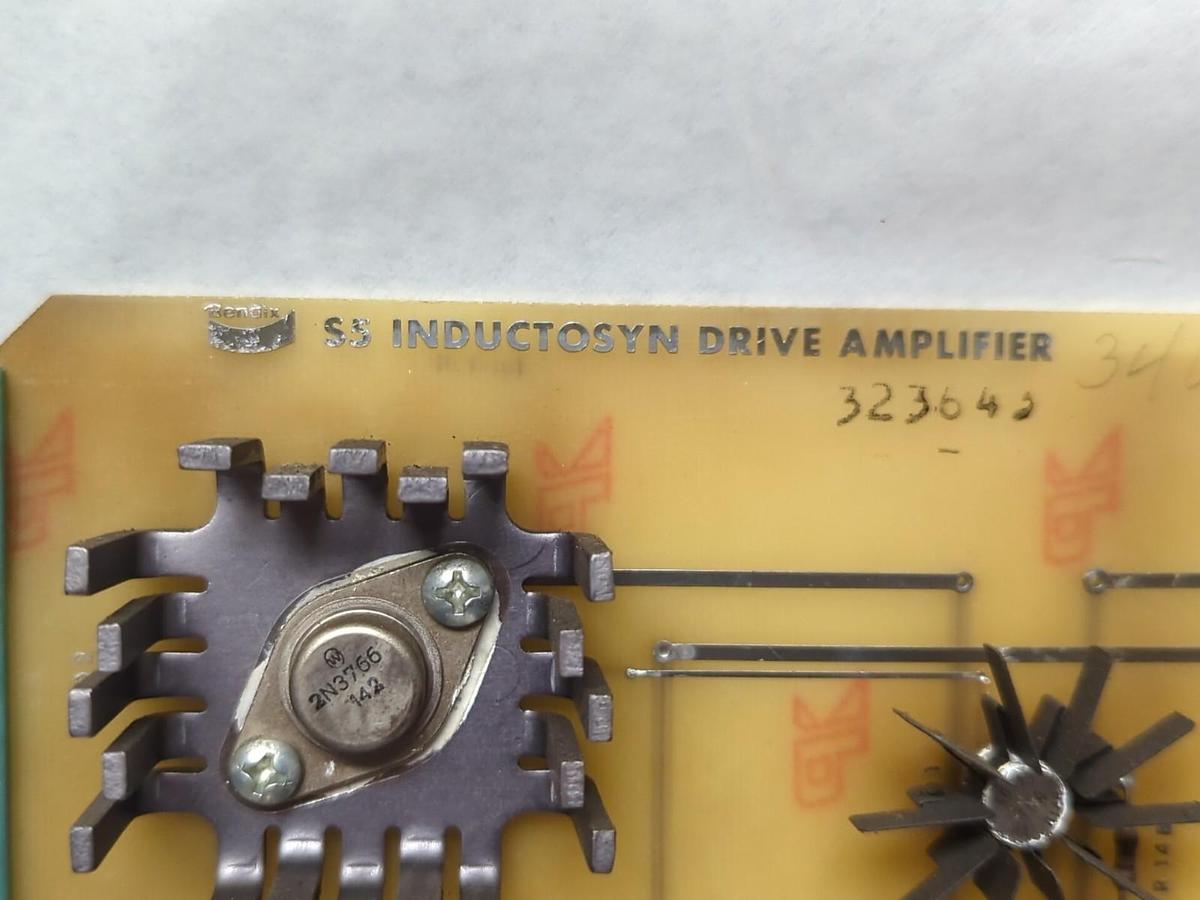 Used BENDIX,3726363K,S5 INDUCTOSYN DRIVE AMPLIFIER CIRCUIT BOARD PRE-OWNED