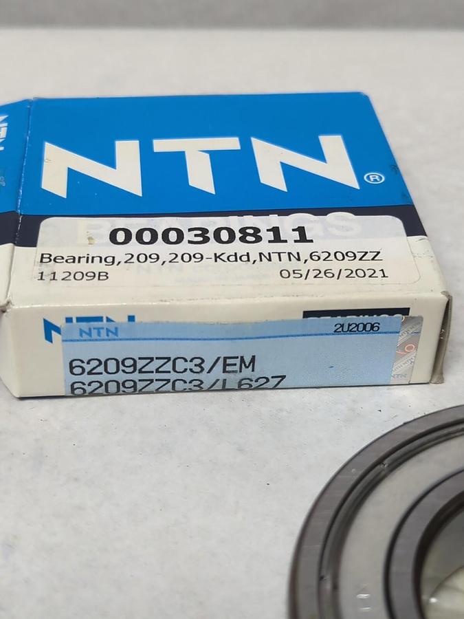 NTN,6209ZZC3/EM,DOUBLE SHIELDED BALL BEARING NOS