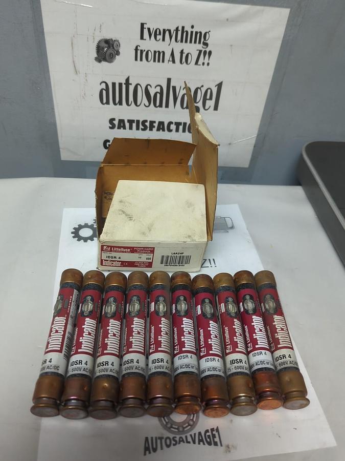 LITTELFUSE,IDSR4,POWR-GARD FUESE BOX OF 10 NOS