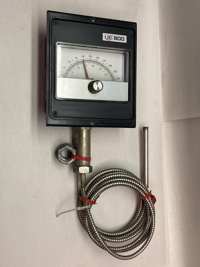 Used United Electric,Type 800 Model 6BS, Range 0-250 Degrees 15A 480Vac