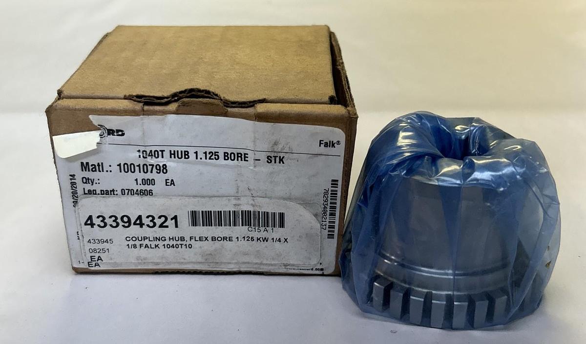 REXNORD,1040T,COUPLING HUB 1.125INCH BORE NOS