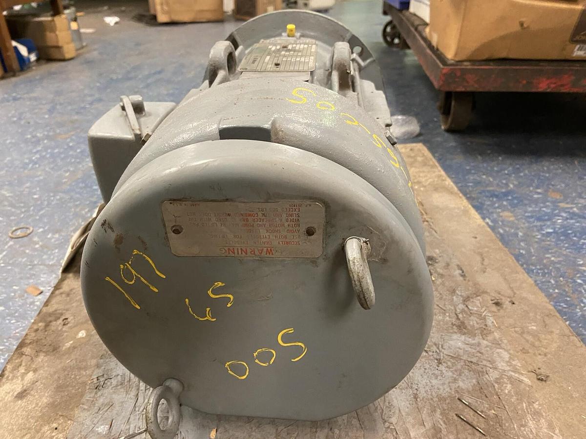 Used General Electric,GE 5K184QPL4JA7A,5Hp Motor 1745RPM  Frame L184HP10