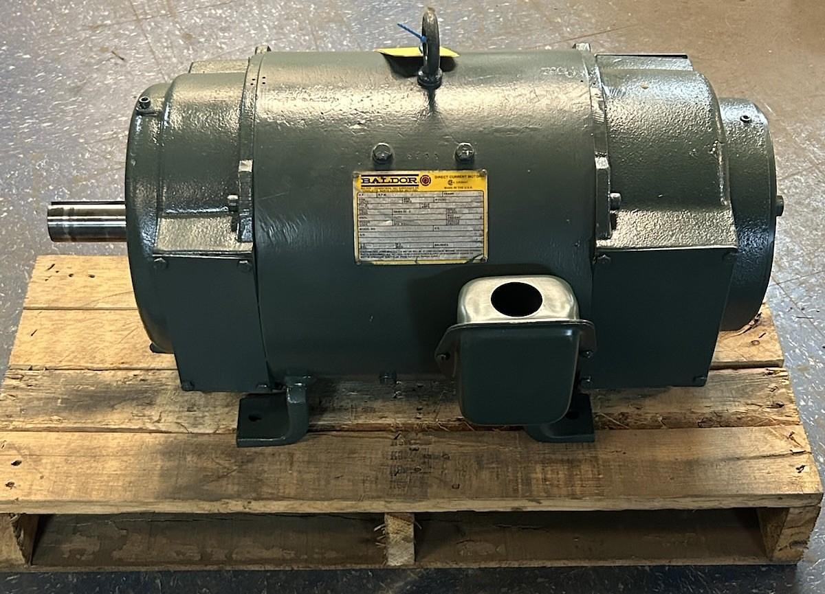 Used BALDOR,2580A440002000,DC MOTOR 7.5HP 240VDC 1750 RPM AD258AT FRAME