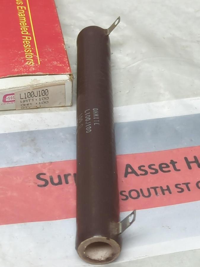 OHMITE,L100J100,RESISTOR 100 OHM 100 WATT NOS