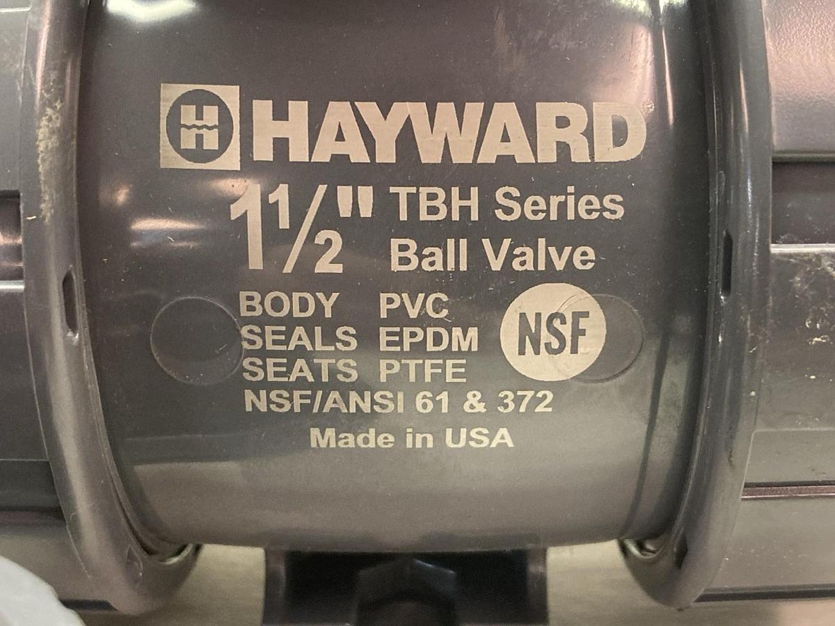 Hayward,TBH1150ASTE0000,Series TBH True Union Ball Valve 1-1/2 Inch