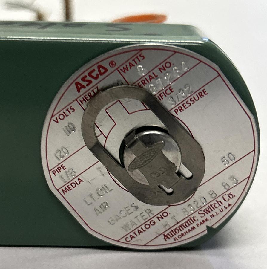 ASCO,JHT8320B83,SOLENOID VALVE NOS