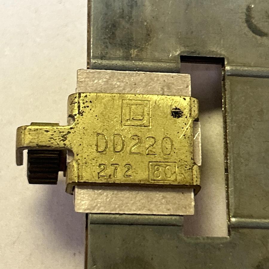 Used SQUARE D,DD220,THERMAL OVERLOAD HEATER ELEMENT LOT OF 3