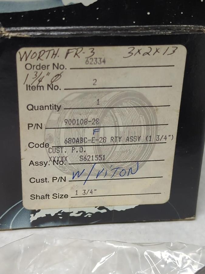 EG&G,900108-28,SHAFT SIZE 1-3/4 INCH OPERATING LENGTH 1-7/16 INCH NOS