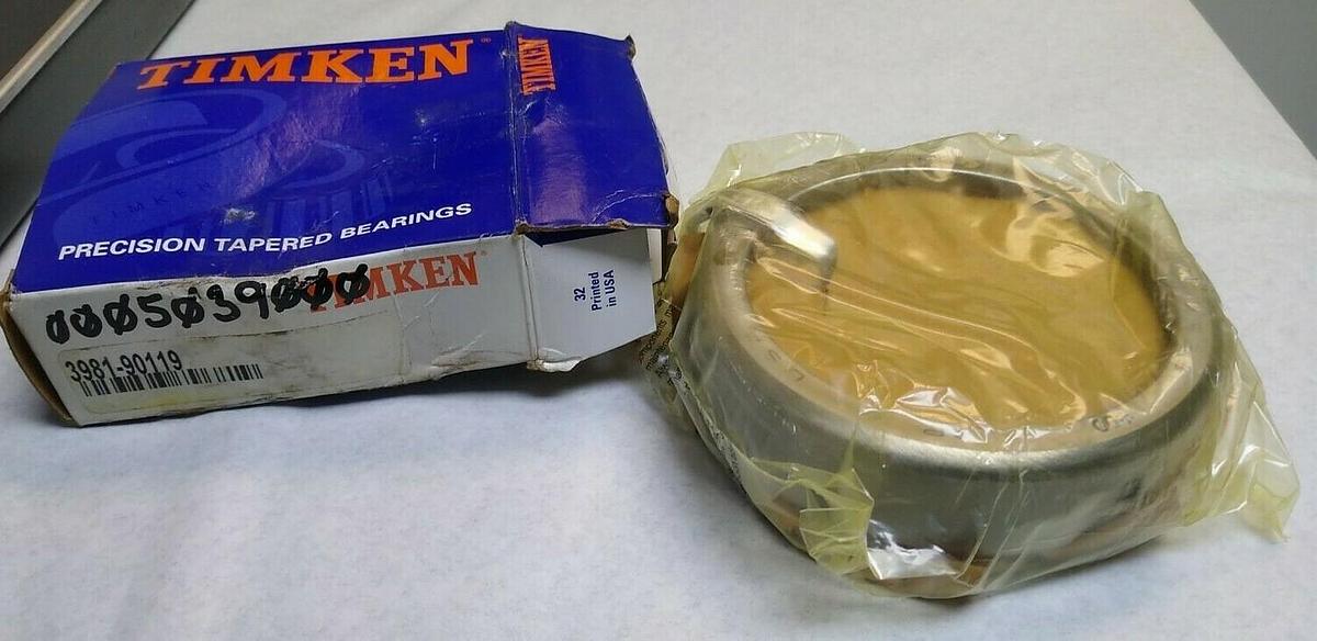 Used Timken,3981-90119,Precision Tapered Roller Bearing Complete Assembly  NOS