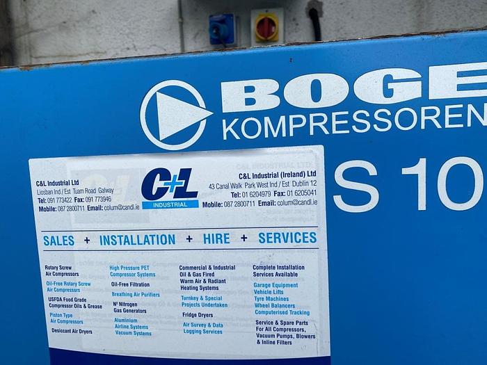 Used 2002 Boge S10 Screw Air Compressor