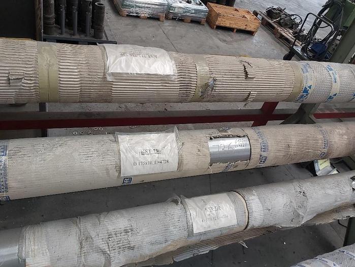 9 pcs spare columns and nuts for alu die-casting machines, Idra, Oleopress / OP Die Casting, new