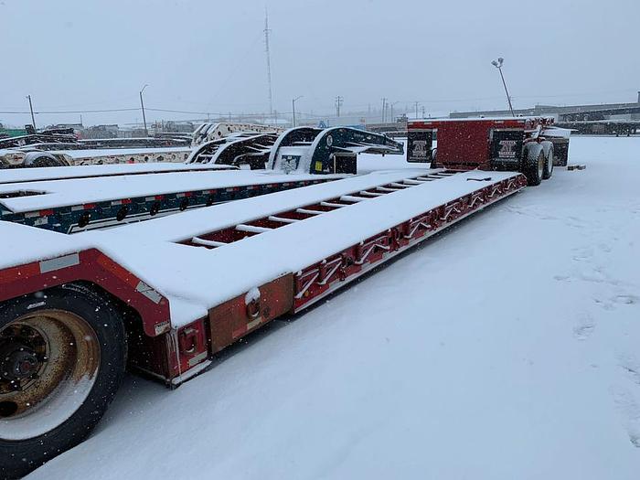 Used 2014 Aspen Tridem Double Drop Extendable/Trombone Low Bed