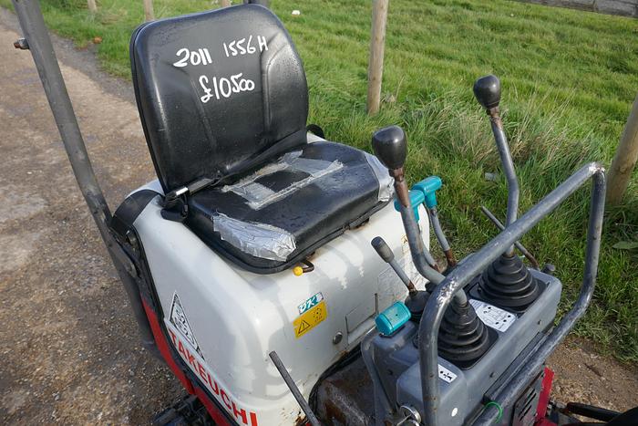 Used 2011 TAKEUCHI TB108