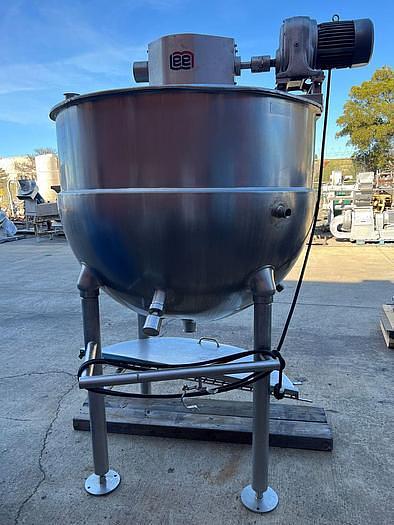 Used 350 GALLON DOVER DOUBLE MOTION KETTLE - 316 S/S - 90 PSI JACKET