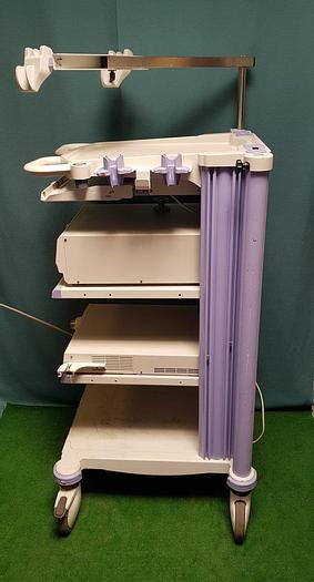 Used Olympus Workstation 260 mit Lichtquelle CLV-260 Steuerungseinheit Lucera CV-260 Tastatur MAJ-1536