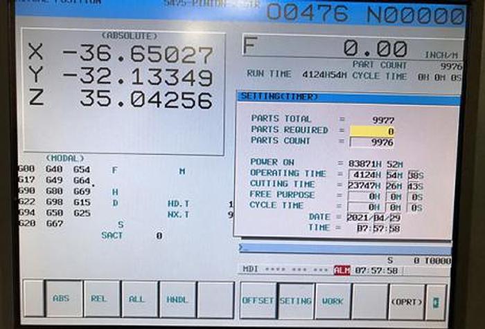 Used 2008 YCM DCV 3016B Bridge Mill