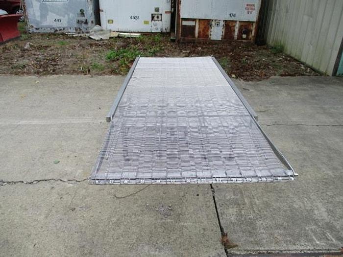 Used Conveyor; Wire Belt; 34"W x 8' 6"L