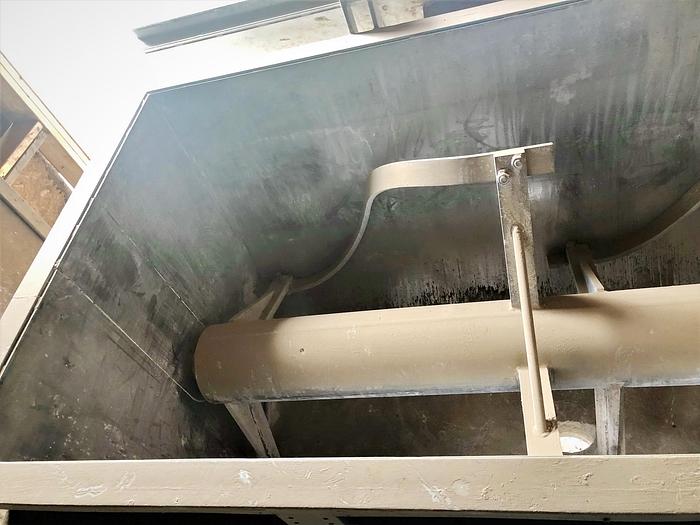 Used USED RIBBON BLENDER, 95 CUBIC FEET, SINGLE RIBBON, JACKETED, STAINLESS STEEL