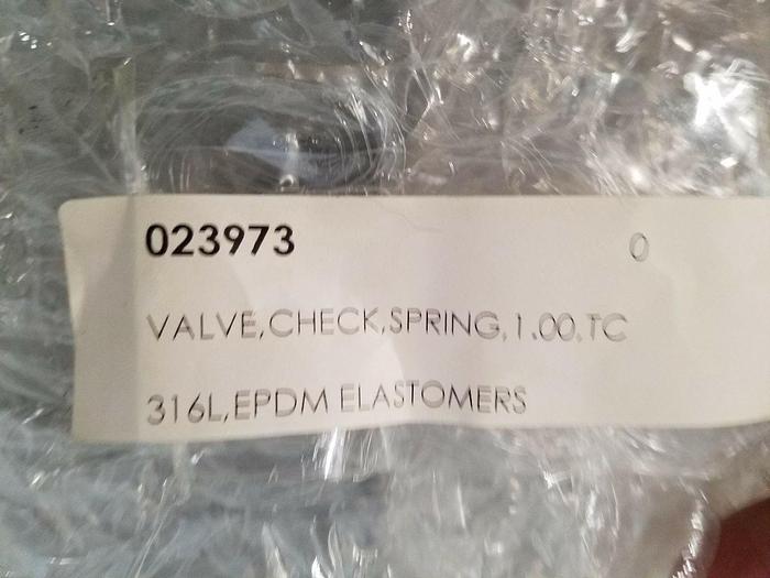 Stainless Steel Check Valve 1.00 TC 023973 Medical Dairy