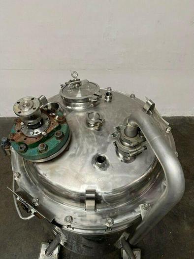 Used Paul Mueller 430 Liter 45 PSI Stainless Steel 75 PSI Jacketed Reactor w/ Mixer