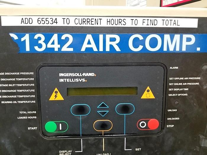 Used 125 HP INGERSOLL-RAND OIL-FREE ROTARY SCRW AIR COMPRESSOR