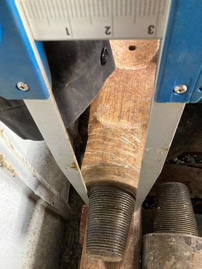 Used 11-1/2" O.D. x 25" L Chisel Bit