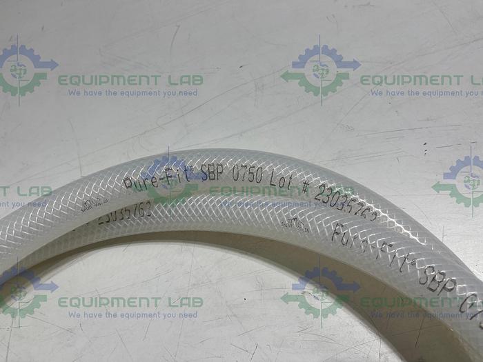 Used Saint Gobain 23035763 Pure Fit 96" Hose w/ 1 1/2" to 3/4" Sanitary Fitting 90PSI
