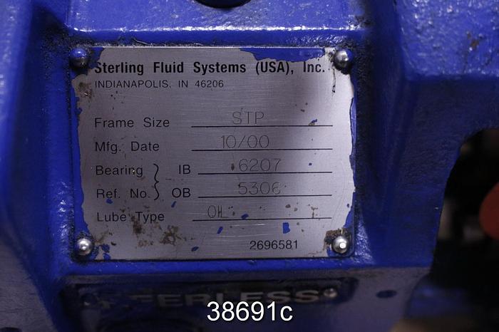 Unused Goulds 3196 Pump Power End, 5 Vane, 7" Diameter Impeller #38691