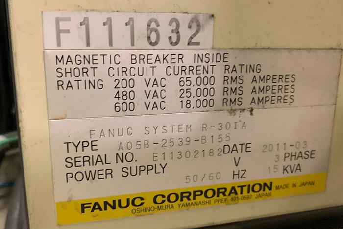 Used FANUC M900iA/350 6 AXIS CNC ROBOT WITH R30iA CONTROLLER 350KG X 2650mm REACH