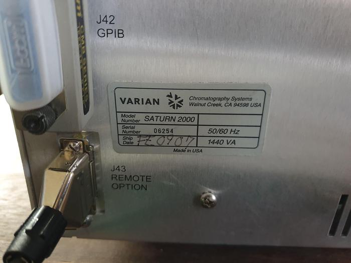 Used Varian 2100T / 3900 / CP8400 Gas Chromatography