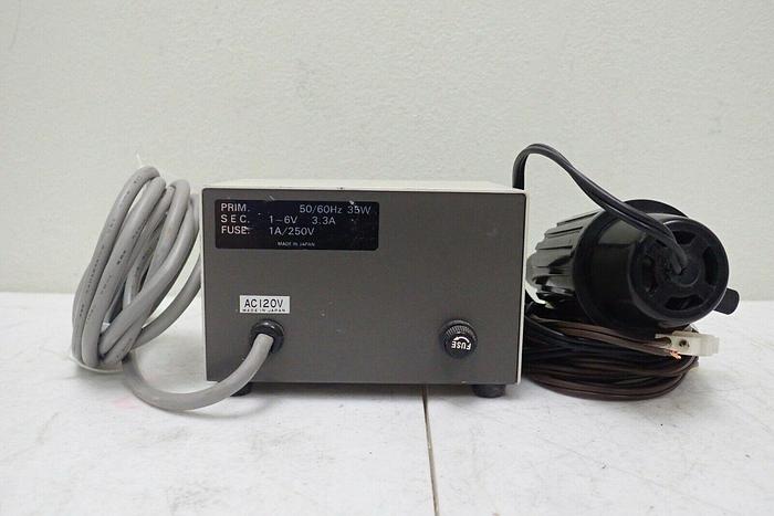 Used Wolfe Light Source Box and Light for Microscope - Made in Japan