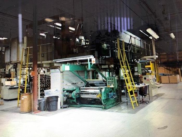 Used 47" WIDE 8 COLOR KIDDER PRESS TURRET UNWIND AND REWIND