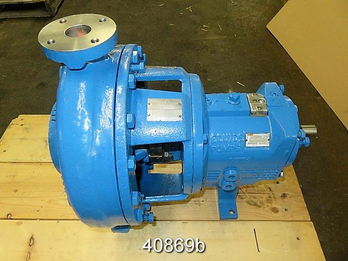 Used Goulds 3196 1.5x3x13 Pump, SS Casing, 5-Vane SS Impeller #40869