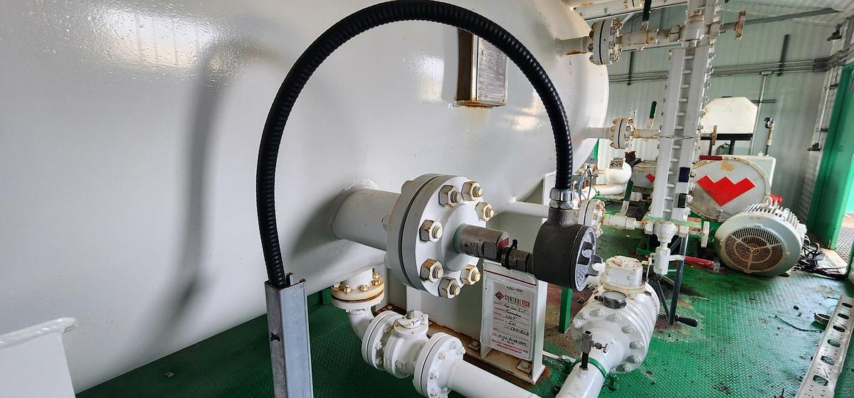 Used Weathorford 300 HP Quintuplex Plunger Pump Package with Horizontal Inlet Separator