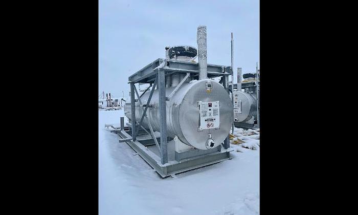 Used 64″ x 20′ 3000 USG Double Walled Sump Tanks