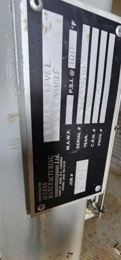 Used 2008 Access 48" x 15' Horizontal Separator Package