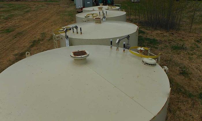 Used 200 BBL Nusco Pop Tanks (Internally Coated)