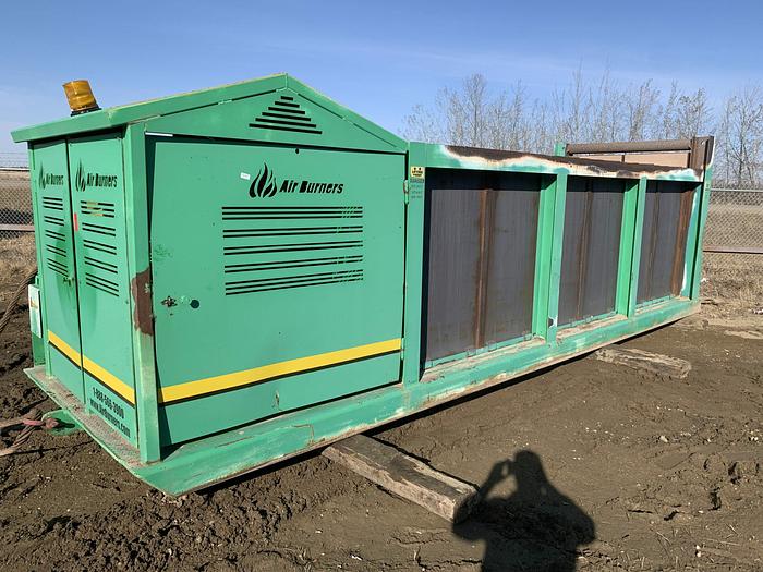 Used Industrial AirBurners™ model S116R Roll-off Firebox Incinerator