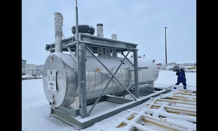 Used 64″ x 20′ 3000 USG Double Walled Sump Tanks