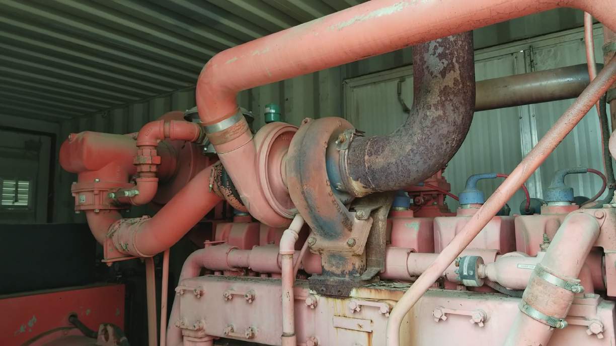 Used Cummins 250 kW Natural Gas Generator in 20' Sea Can