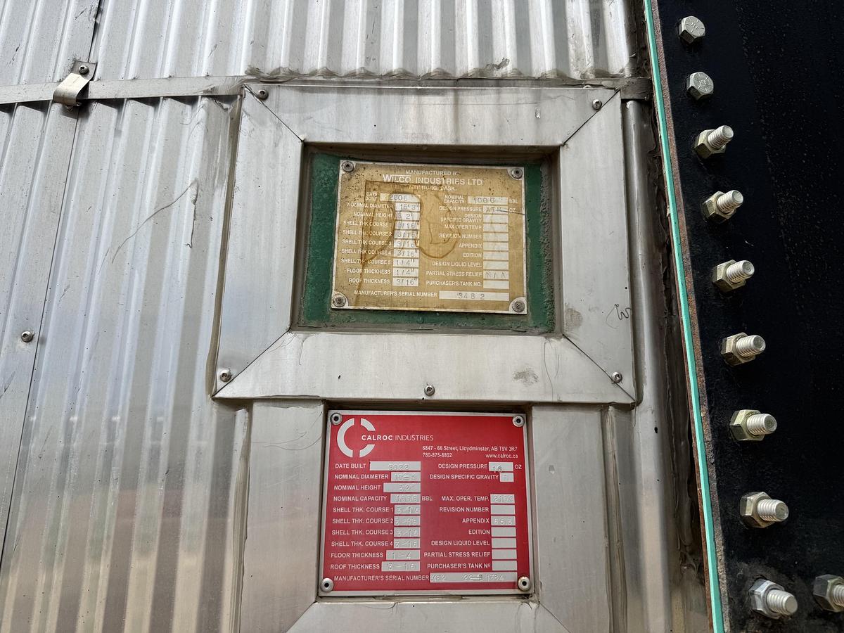 Used 2022 Calroc 1000BBL Cone Bottom
