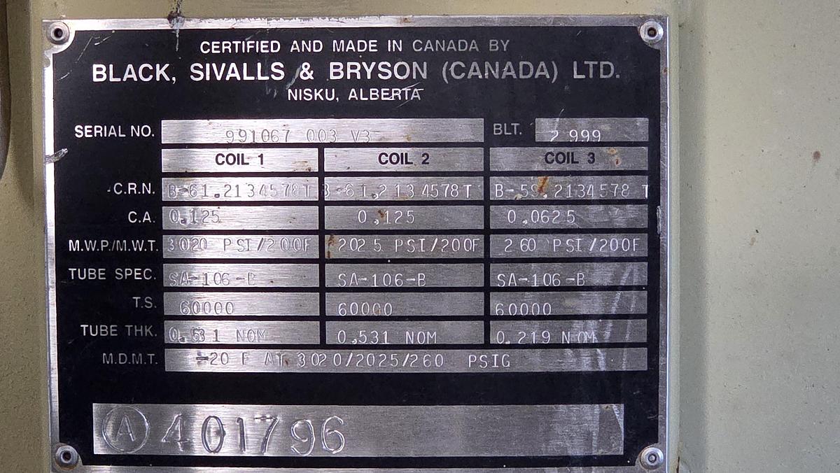 Used Black, Sivalls and Bryson