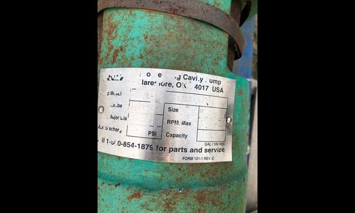 Used Tarby 105T012 Progressing Cavity Pump