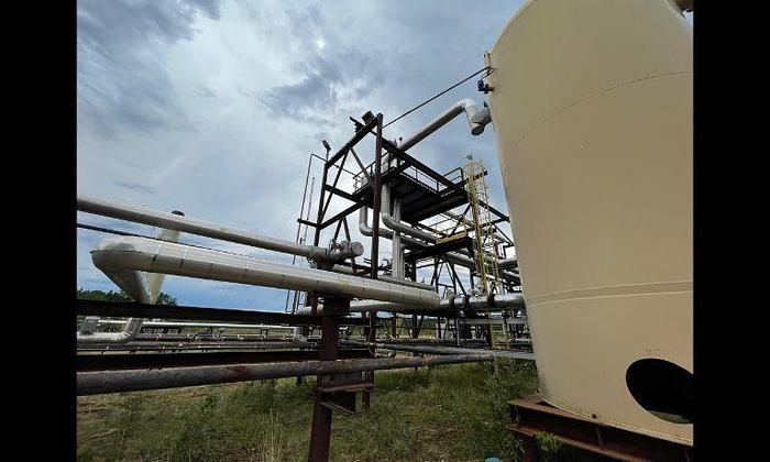 Used Vent Gas Sweetening Tank