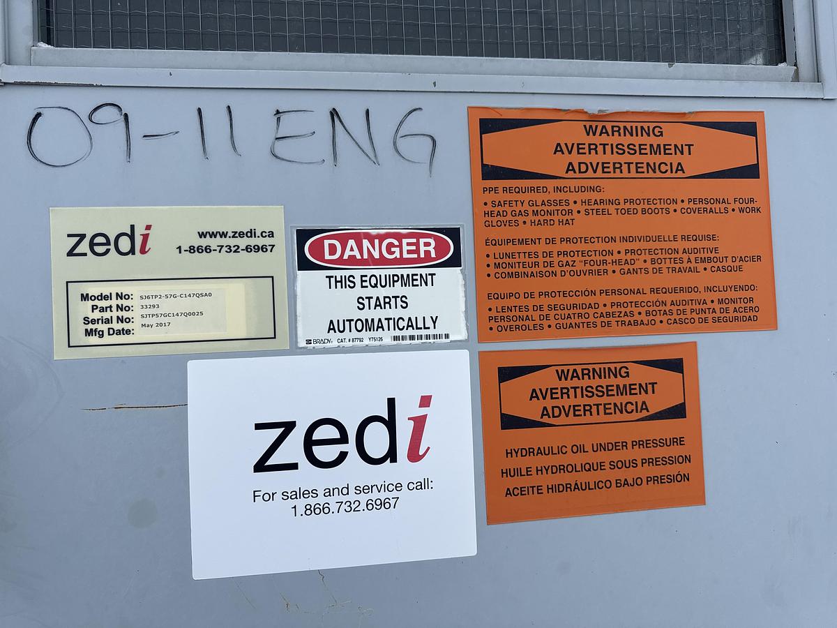 Used 2017 Zedi SJ6000 Tandem Gas Pump Jack Artificial Lift System