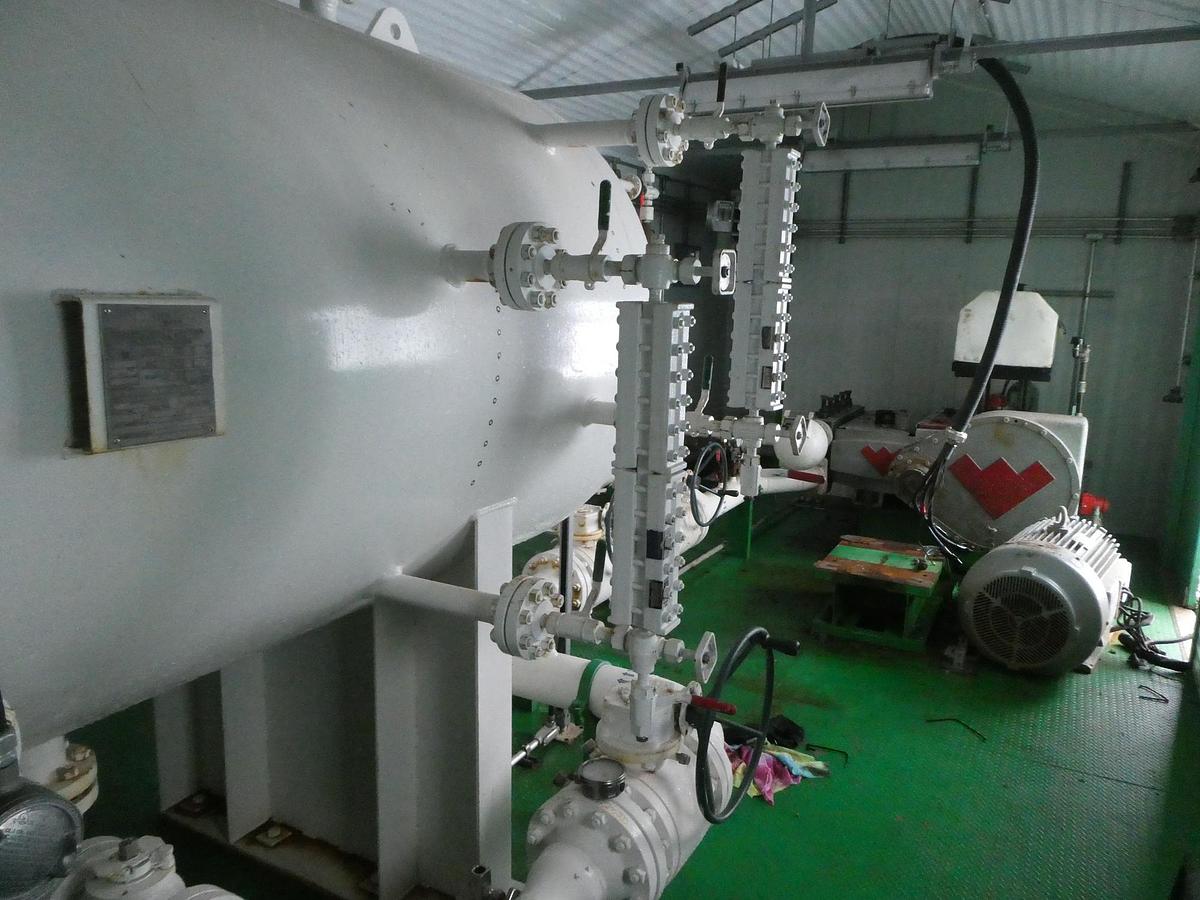 Used Weathorford 300 HP Quintuplex Plunger Pump Package with Horizontal Inlet Separator