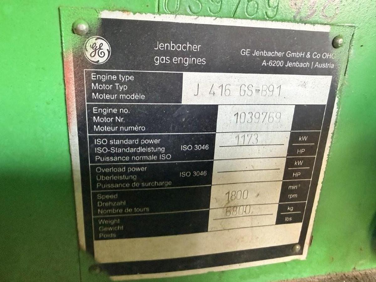 Used 2012 GE Jenbacher JGS-416