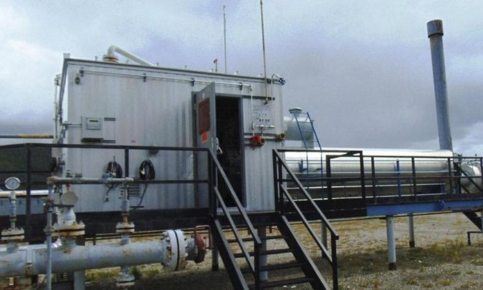 Used Rushton 1.5 MMBTU/hr Sour Line Heater