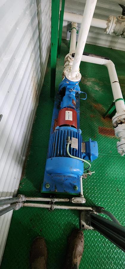 Used Weathorford 300 HP Quintuplex Plunger Pump Package with Horizontal Inlet Separator