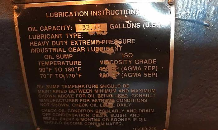 Used National Oilwell 630Q-8L Quintuplex Plunger Pumps